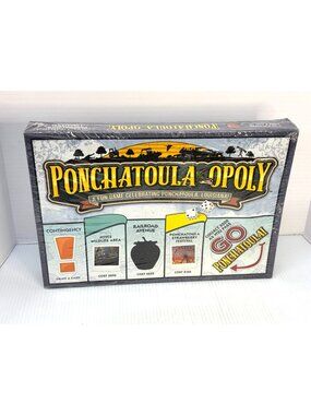 Ponchatoula-opoly  Opoly Monopoly Board Game for Ponchatoula, Louisiana NEW